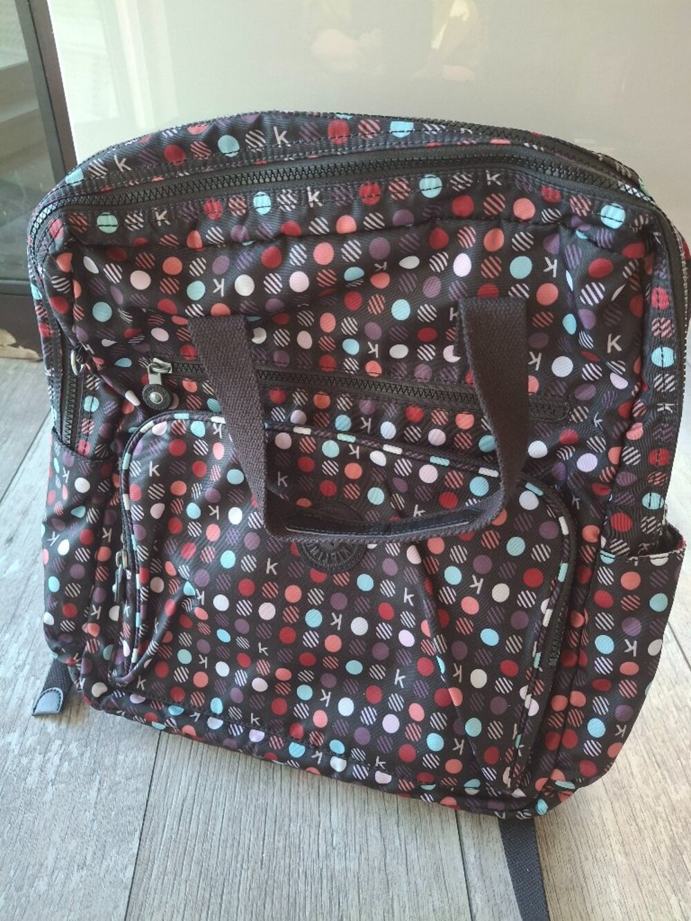 Kipling baby backpack with change pad